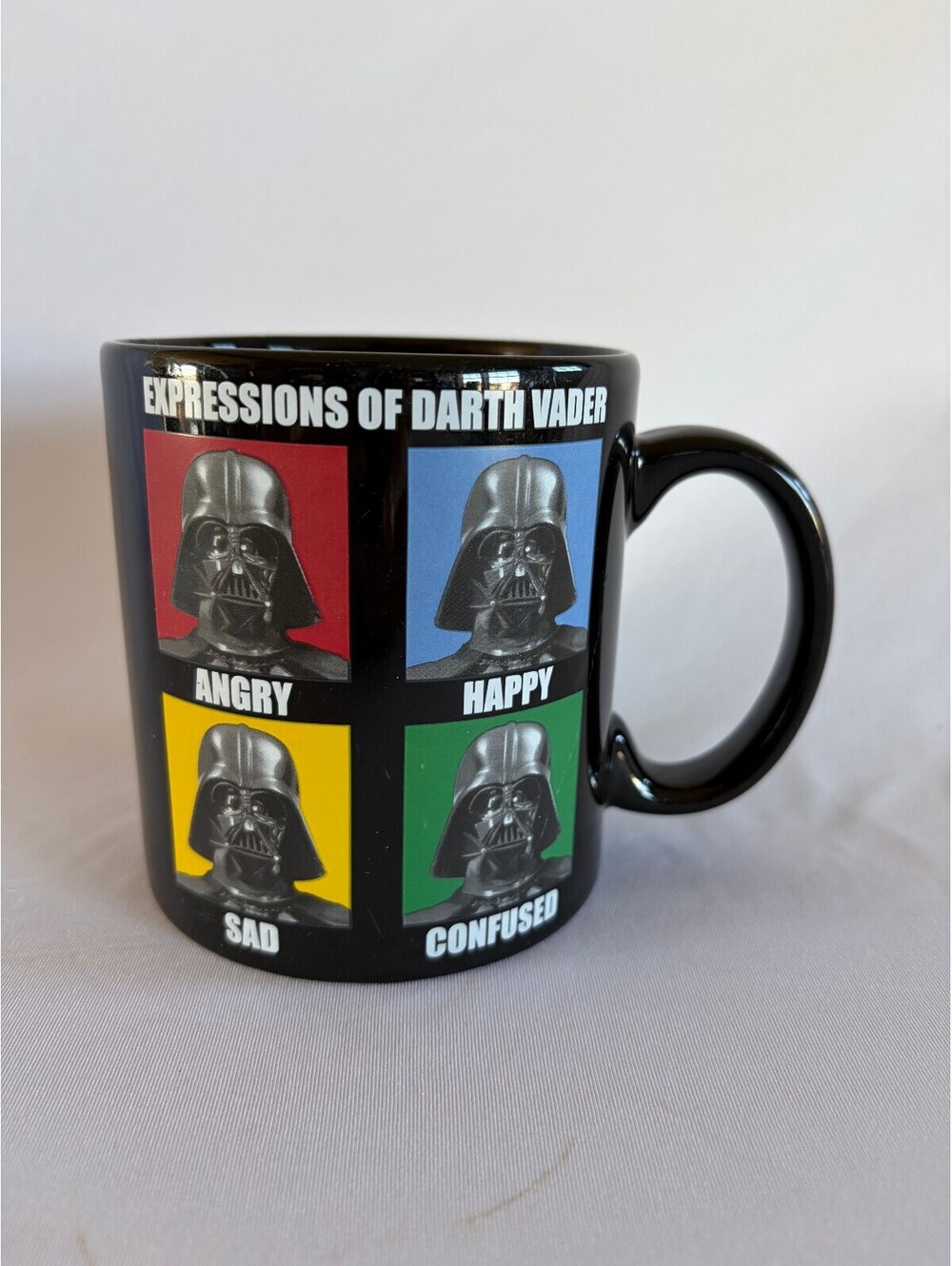 Star Wars Expressions of Darth Vader Ceramic Coffee Mug Funny Emotions